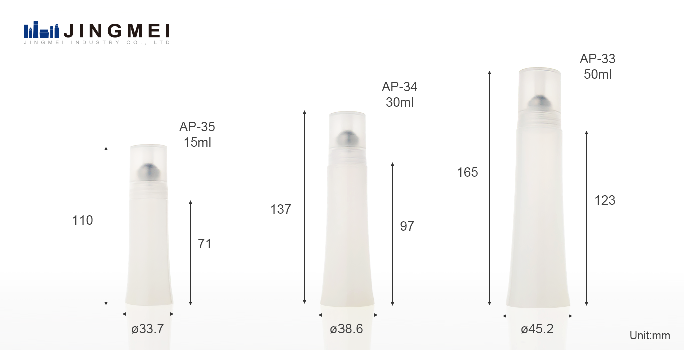 plastic roll on bottle